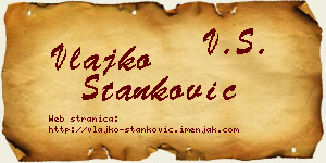 Vlajko Stanković vizit kartica